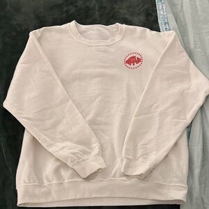 NC State Barstool White Crewneck Sweater